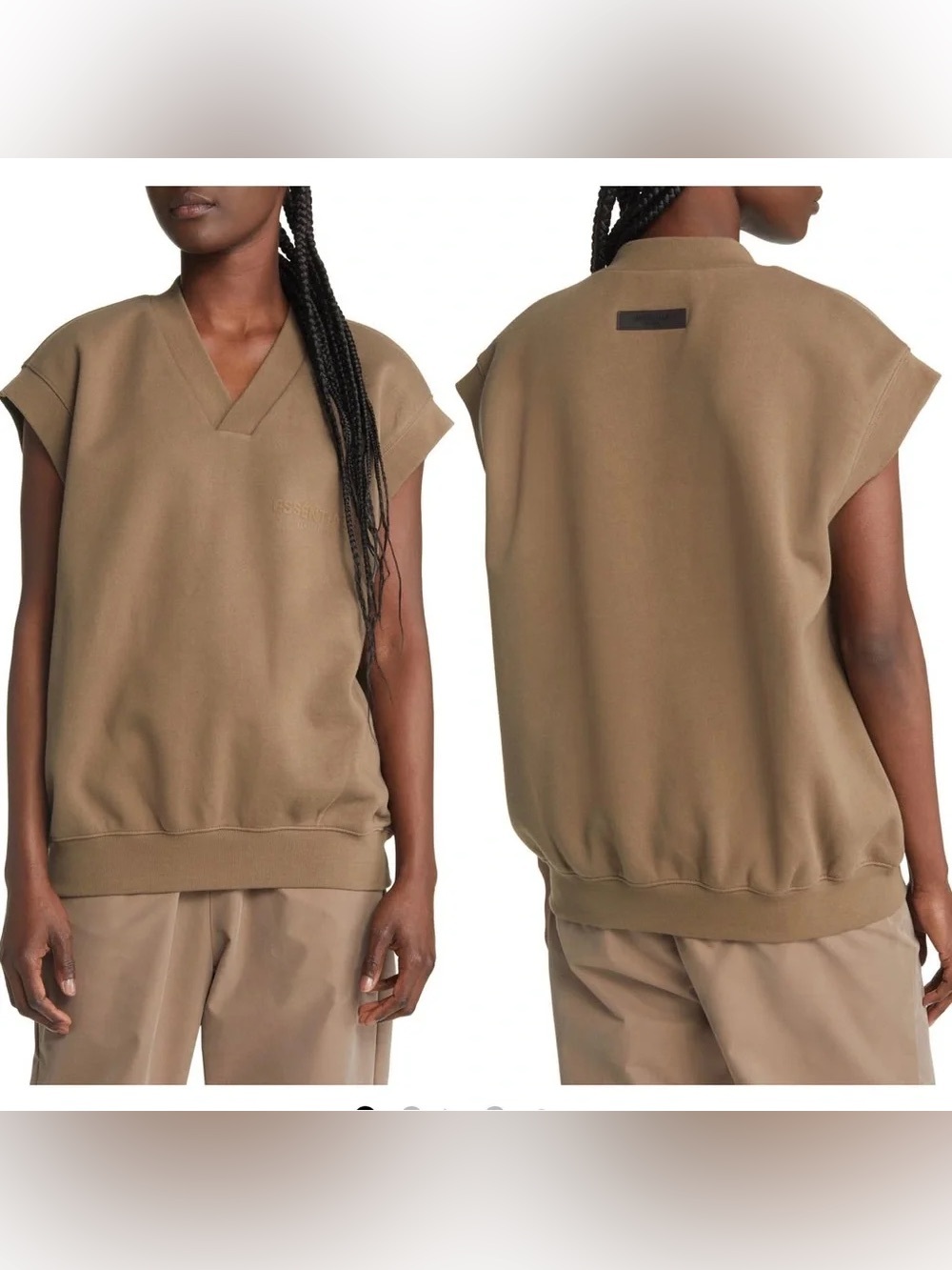 Essentials Fear of God V-Neck Sleeveless Sweater Vest